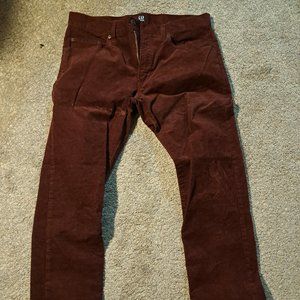 GAP Burgundy Corduroy Jean